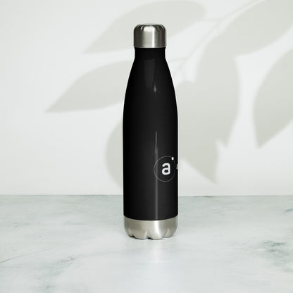 Drinkware- Stainless Steel Water Bottle- BLK